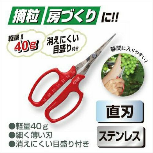 ぶどう摘粒鋏 ソリ刃 321DX-M-BP｜アルス《公式》園芸刃物ショップ