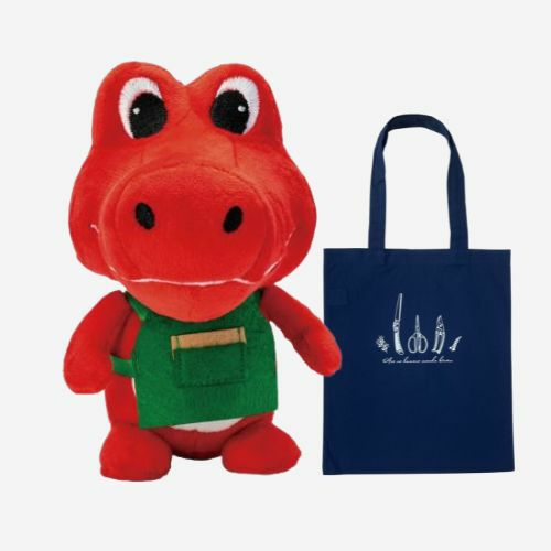 アルスケのぬいぐるみとトートバック