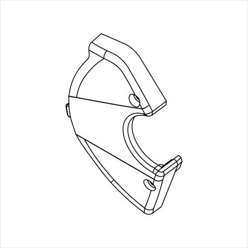 充電式剪定鋏 前カバー