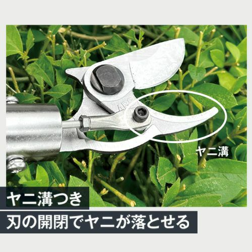 高夫さん専用 コードレス電動パイプ回転式高枝鋏スゴタカ1.2m| アルス〈公式〉園芸